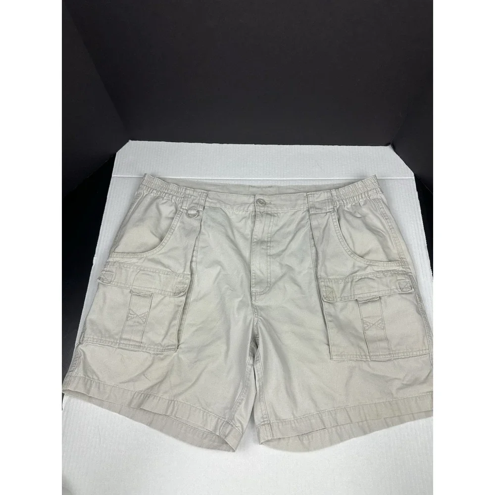 Hook & Tackle Mens Utility Cargo Shorts Size 42 Relaxed Fit Outdoor Fishing